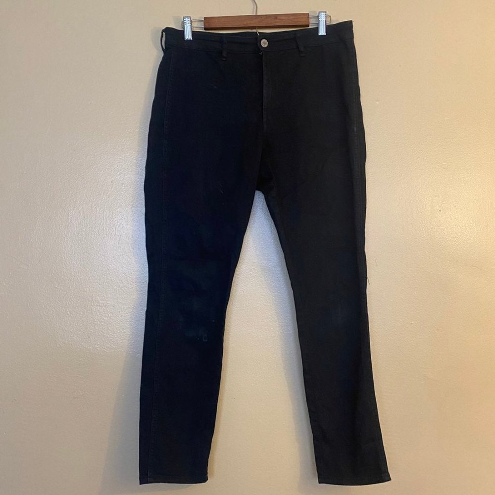Black High Rise Skinny Jeans Size 32